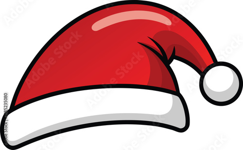 Santa Claus hat vector design. Christmas hat illustration