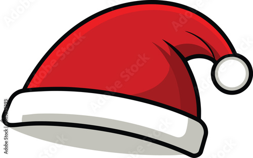 Santa Claus hat vector design. Christmas hat illustration