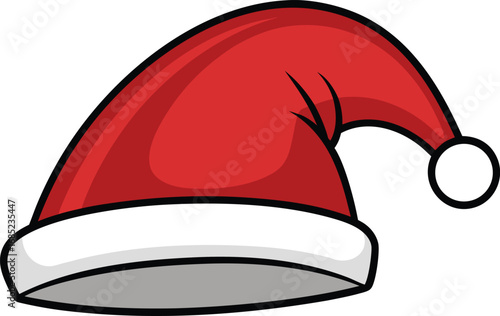 Santa Claus hat vector design. Christmas hat illustration