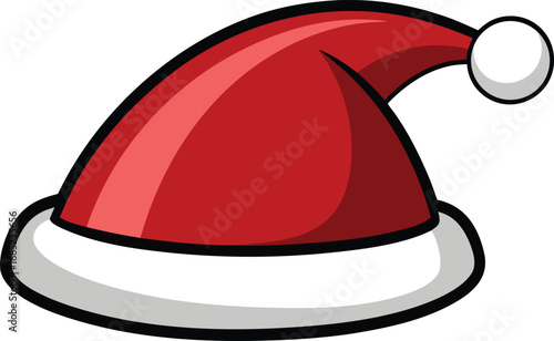 Santa Claus hat vector design. Christmas hat illustration