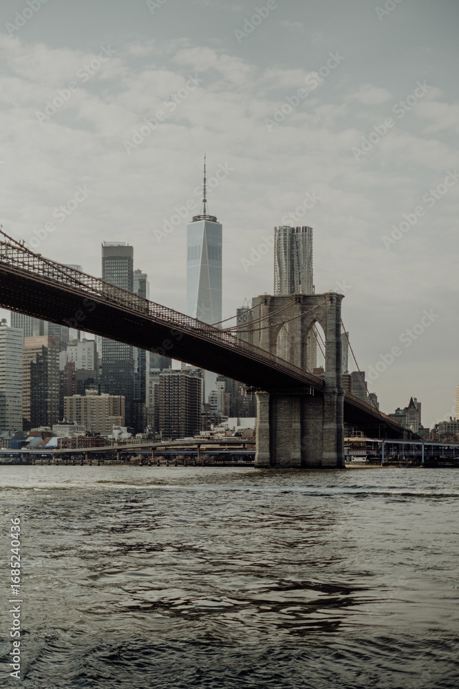 Naklejka premium New York CITY , NYC, Skyline, Architektur, Amerika, Manhattan. Times Square, Fifth Avenue, Central Park 