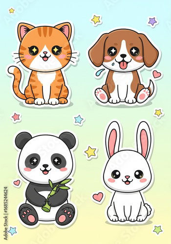 Cute Animal Sticker Pack