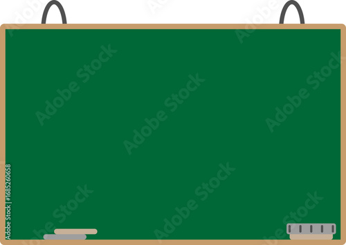 Wall blackboard vector illustration
