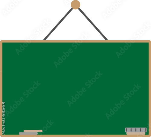 blackboard with chalk