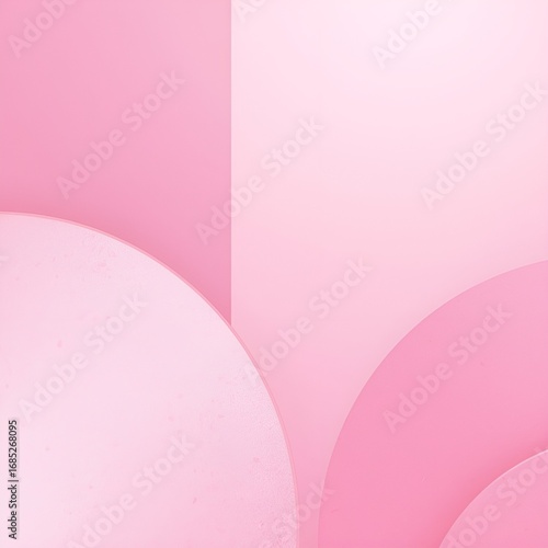 Cheerful Happy Pink Background Vibrant Modern Abstract Digital Art