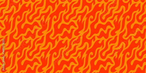 Abstract Fire Background. Abstract flame Background. doodle fire background. Flame Seamless Pattern. Fire flame seamless pattern.