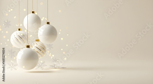 Antecedentes de bolas de Navidad.