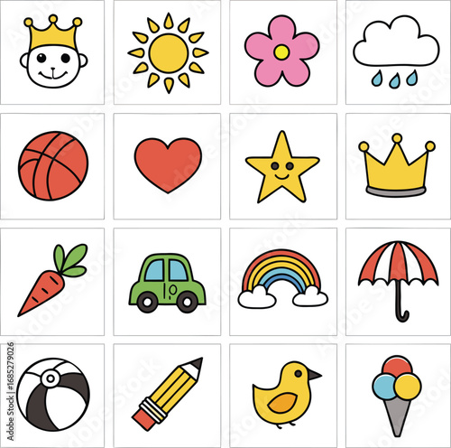 I con set vector design set 