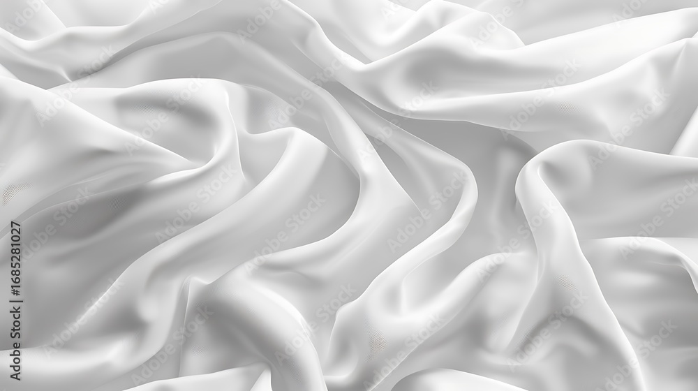 Obraz premium White silk fabric texture background