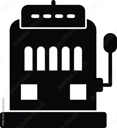 Vector slot machine icon