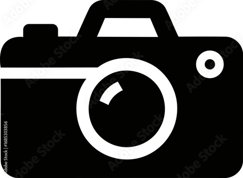 Simple camera icon for photography and memories
