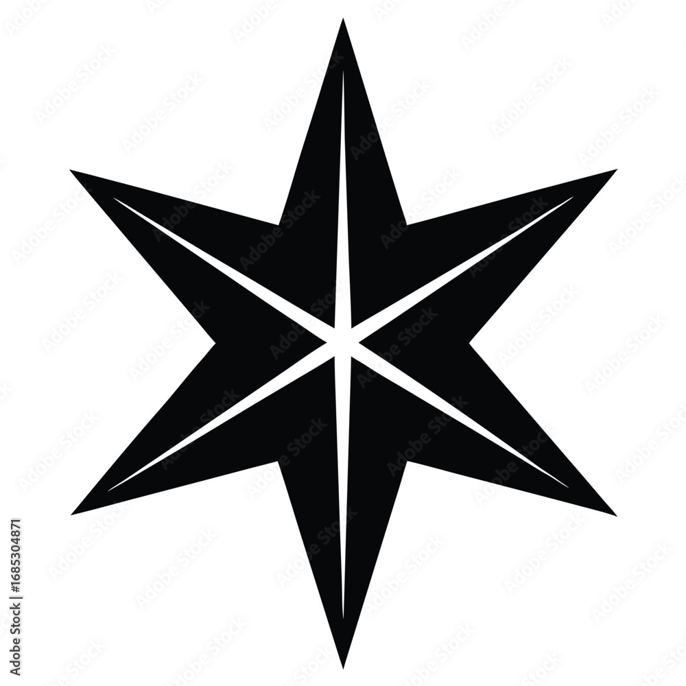 Obraz premium star sparkle vector icon