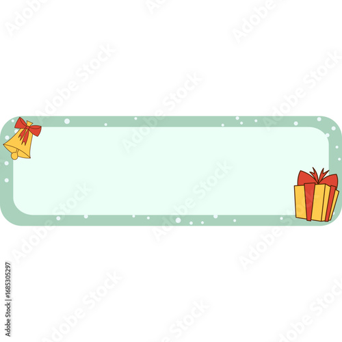Christmas Label Name Tag