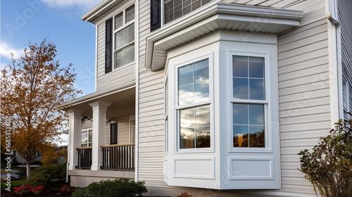 Wallpaper Mural Exterior view of house with bay window Torontodigital.ca
