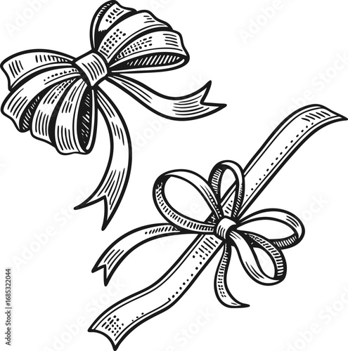 Abstract Botanical Vector Art – Decorative Floral Design Element