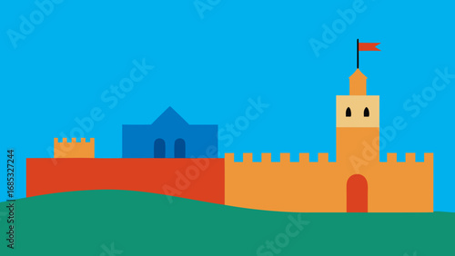 Historic Serbia Belgrade Fortress an Ancient Landmark with River Views