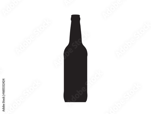 Flat lay of a folded in silhouette white background.