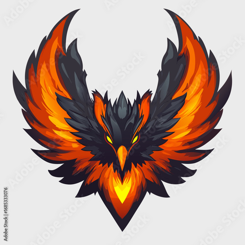 phoenix with wings