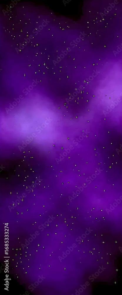 Obraz premium Purple Nebula: A Cosmic Tapestry