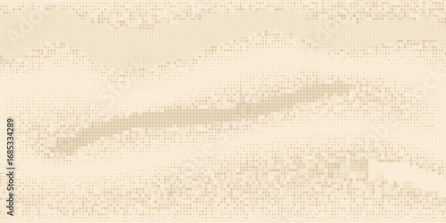 Beige Dotted Halftone Pattern Background for Modern Design, Smooth Texture with Seamless Transitions, Smooth ivory background and Vector Graphics