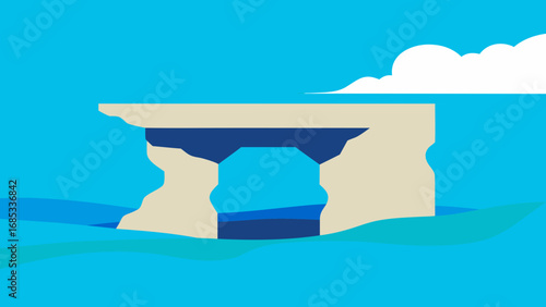 Majestic Azure Window pre collapse a breathtaking natural geological sea arch