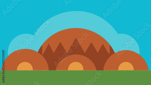Majestic Bungle Bungle Domes a stunning natural landscape of rock formations
