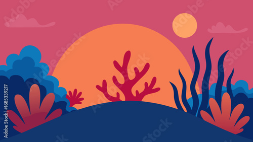 Beautiful coral reef a vibrant underwater world brimming with marine life
