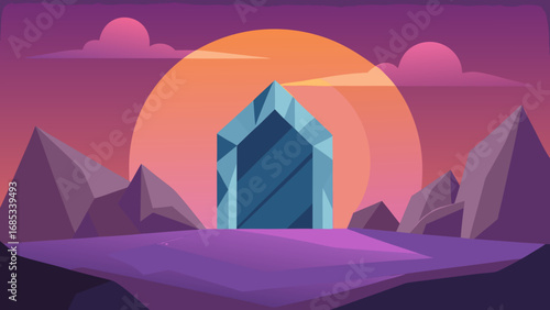 Mysterious crystal caves entrance a breathtaking natural underground wonder