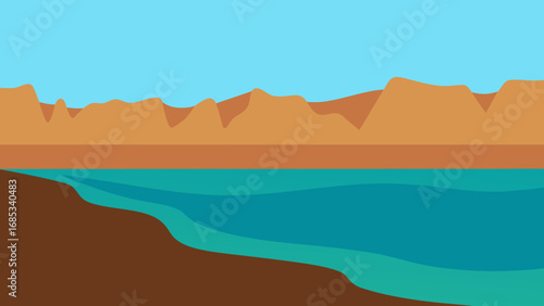 Observe an Eroded Riverbank with Exposed Layers a Natural Display of Geological History