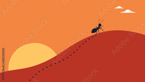 Observe an Ant Trail Busy with Worker Ants a Fascinating Glimpse into Insect Life