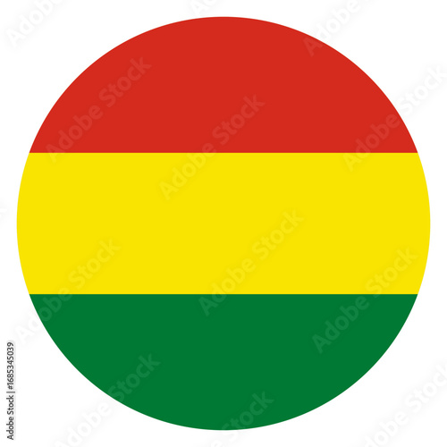 Flag of bolivia circle