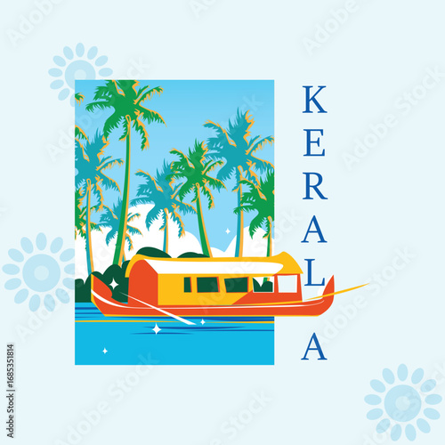 Kerala the land of god's own country is a beautiful place with kathakali dance and onam festival