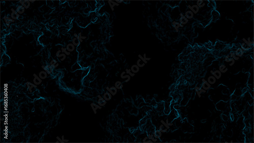  Abstract dark background with faint glowing Blue lines and plasma swirling energy. Futuristic, sci-fi aesthetic digital artwork. Mysterious intricate organic patterns and depth.