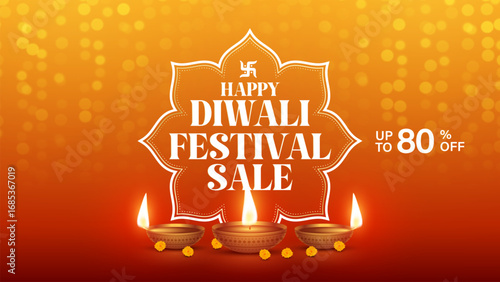 Diwali Sale Offer Discount Poster Design. Premium Luxury Advertising Logo label Design vector layered. Diwali Sale Label Design Template Vector Layered illustration.