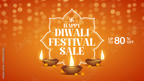 Diwali Sale Offer Discount Poster Design. Premium Luxury Advertising Logo label Design vector layered. Diwali Sale Label Design Template Vector Layered illustration.