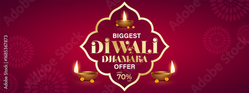 Diwali Sale Offer Discount Poster Design. Premium Luxury Advertising Logo label Design vector layered. Diwali Sale Label Design Template Vector Layered illustration.
