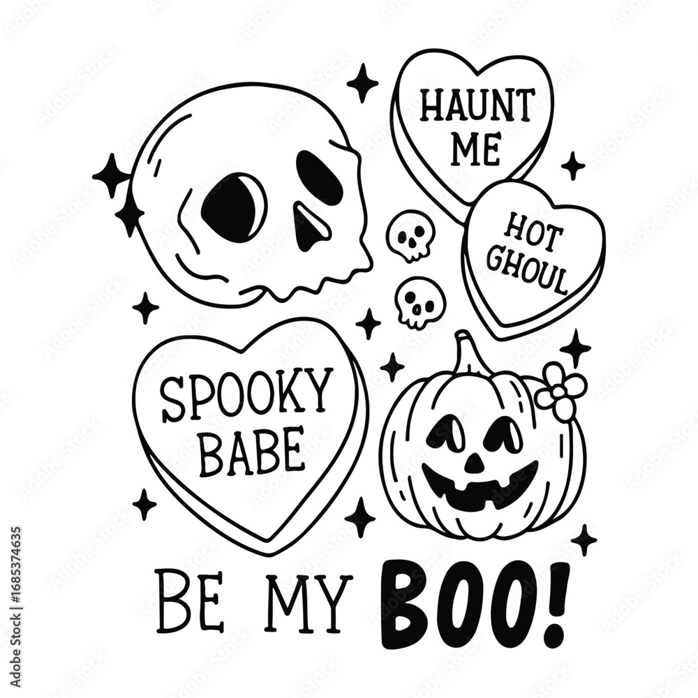Fototapeta premium Retro Halloween Svg T Shirt