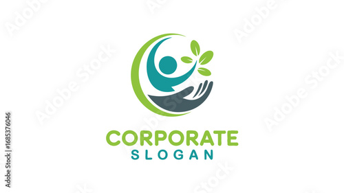 Wellness Logo Design Vector
