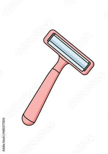 Modern Pink Razor for Smooth Skin Shaving and Personal Grooming Essentials for Women Effortless Hair Removal Tool