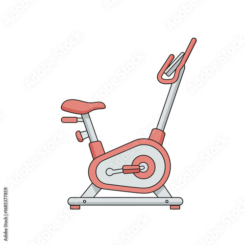 Upright Exercise Bicycle for Home Gym Cardiovascular Fitness and Weight Loss Training