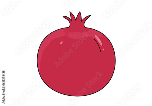 This Is a Visual Representation of a Deliciously Ripe Pomegranate Fruit a Healthy and Nutritious Treat for Everyone to Enjoy