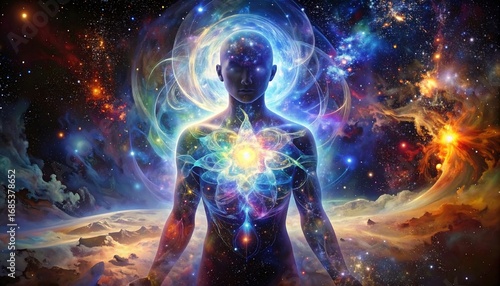 Cosmic human form in nebulae