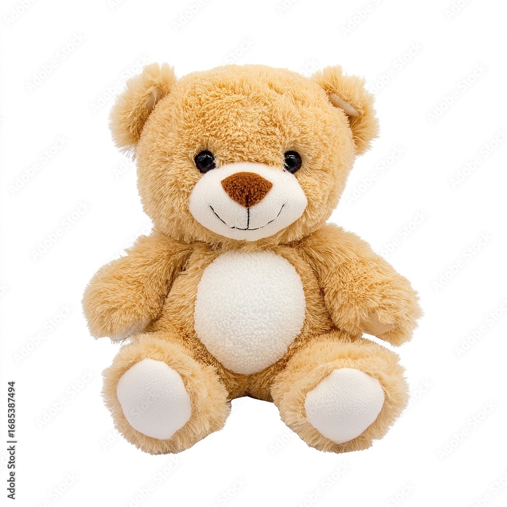 Fototapeta premium Cute Brown Plush Teddy Bear