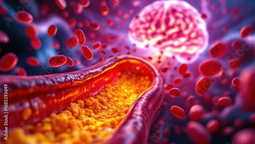 Understanding Blood Flow Through Arteries Toward The Human Brain Cells