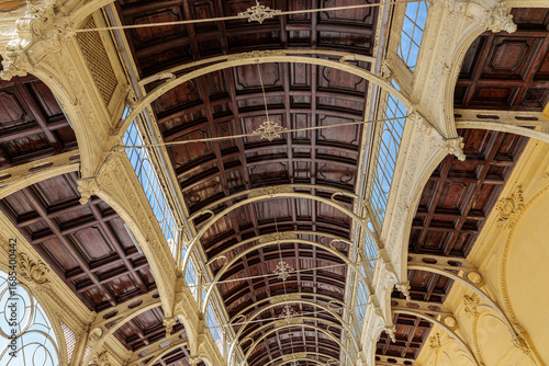 Spa center and colonnade of the famous Marianske Lazne spa, Czech Republic