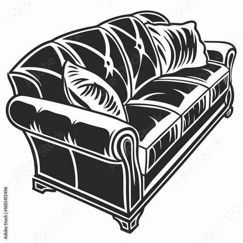 sofa couch silhouette
