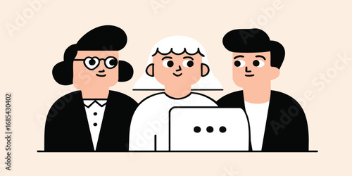 A group of colleagues colla...
