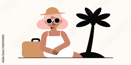 A sun-kissed illustration p...