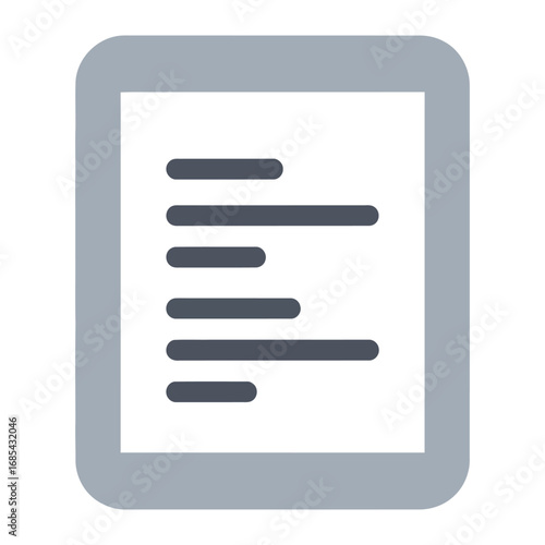 Wallpaper Mural Digital Document: A simple digital document icon, clean lines, and easy comprehension. perfect for a wide range of design purposes. Torontodigital.ca