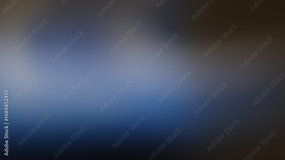 Obraz premium Muted blue haze with subtle brown undertones on dark abstract canvas, soft gradient blur with atmospheric depth and moody tonal fusion
